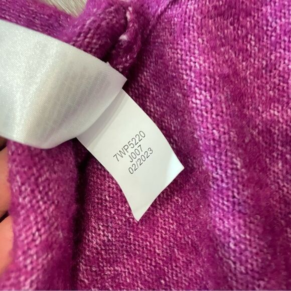 Lucky Brand Bright Purple Relaxed fit Knit Sweater L - Picture 9 of 10